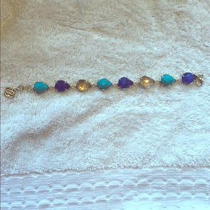 Kendra Scott Brynn Bracelet- Cobalt, Teal, Peach